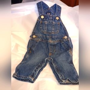 Baby Gap 3/6 months Denim Overalls
